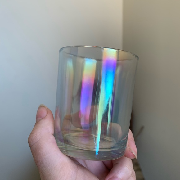 Set of 2 Holographic 💿 Candle Holders - Picture 5 of 6
